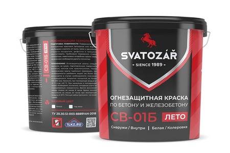 Купить огнебиозащитную краску SVATOZAR СВ–01Б (Лето)